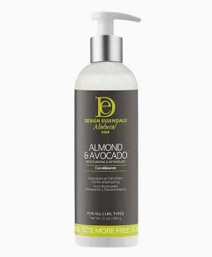 DESIGN ESSENTIALS NATURAL ALMOND AND AVOCADO MOISTURIZING AND DETANGLING CONDITIONER